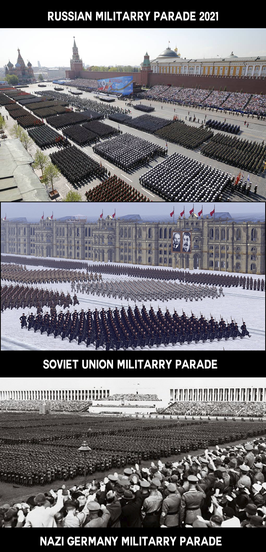 Russia Parade Rehearsal